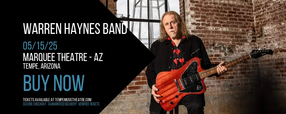 Warren Haynes Band at Marquee Theatre - AZ