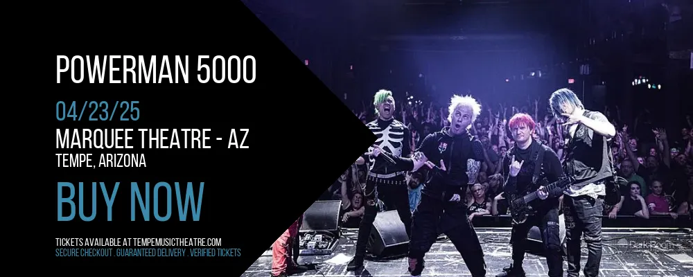 Powerman 5000 at Marquee Theatre - AZ